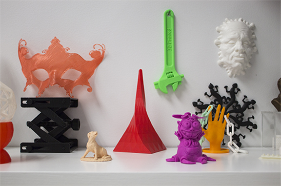 3D printed objects from the DFS