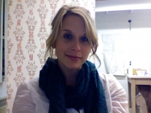 Professor and resident artist mallory weherwell portrait