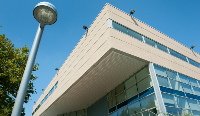 corner of tyler building from outside