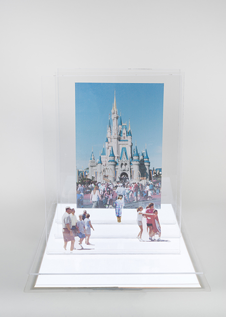 3-d diorama of Disney World
