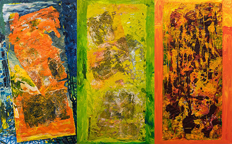 colorful triptych