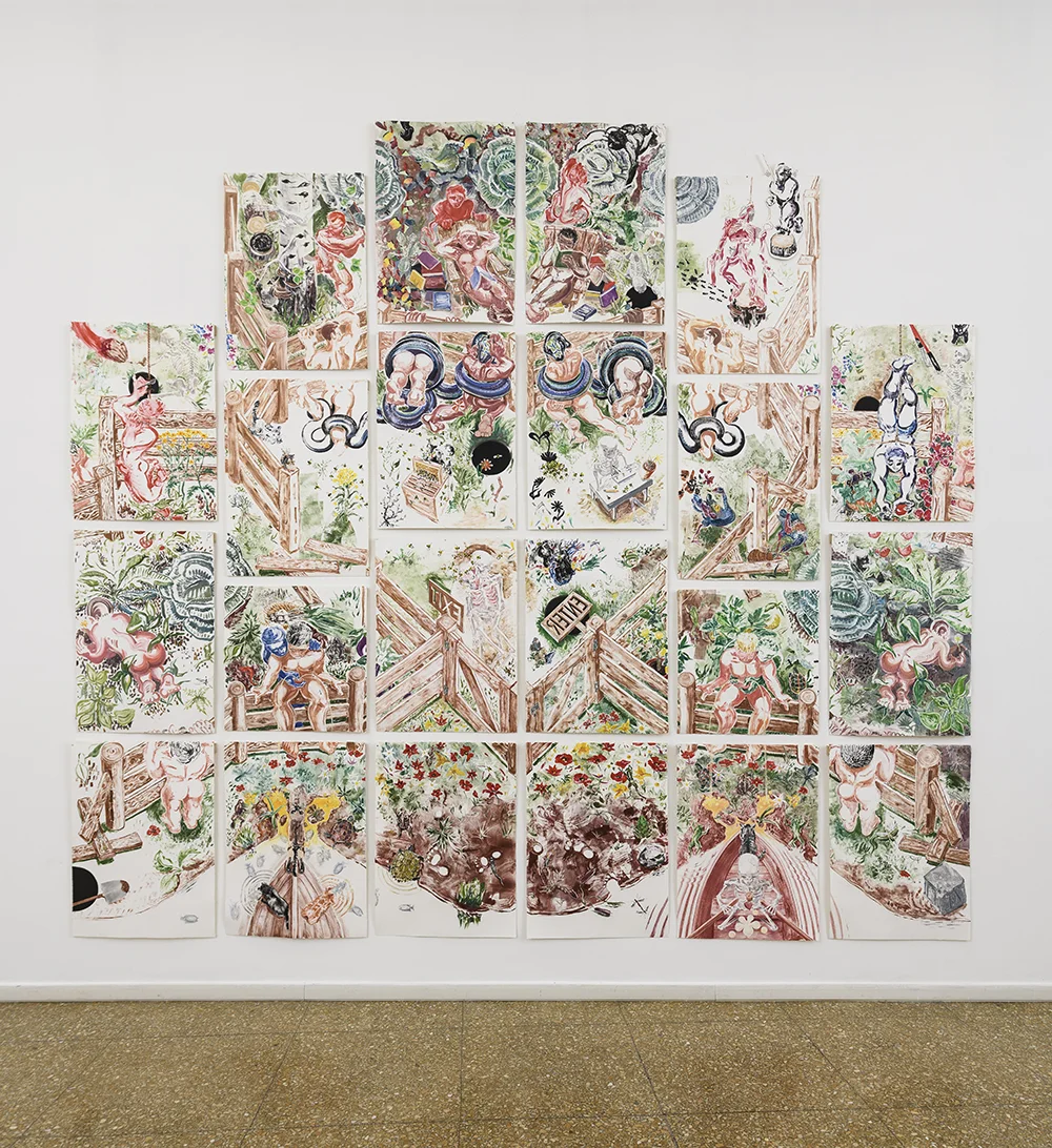 Silphium Garden (Archway) by Todd Stong, MFA Printmaking ’22