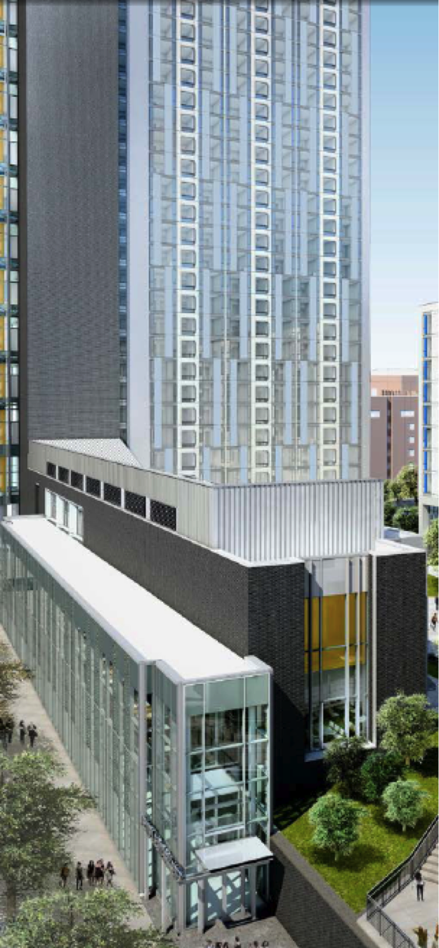 Robert Shuman rendering of new temple towers