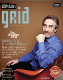 cover of magazine grid with fleming's portrait