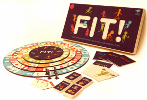 student-made graphic design board game project by Michelle Gish