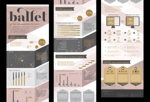 Getting Web Marketing on Pointe student-made infographics project by Cassy Reffner.