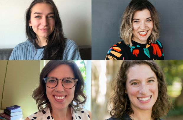 Grid of four headshots: Gabrielle Benzio, Salina D'Onofrio, Demi Leleux, and Anna Burke