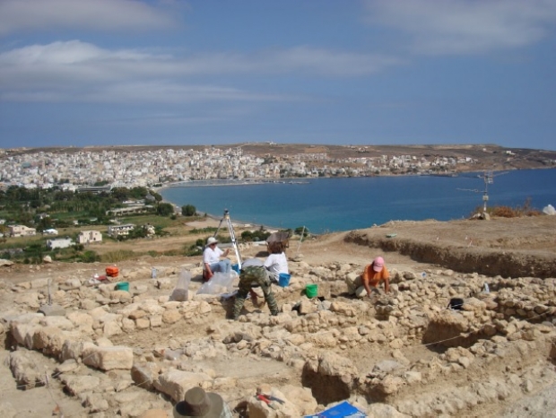 excavating at Petras