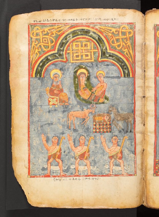 NAtivity, Metropolitan Museum Gospels 15th century