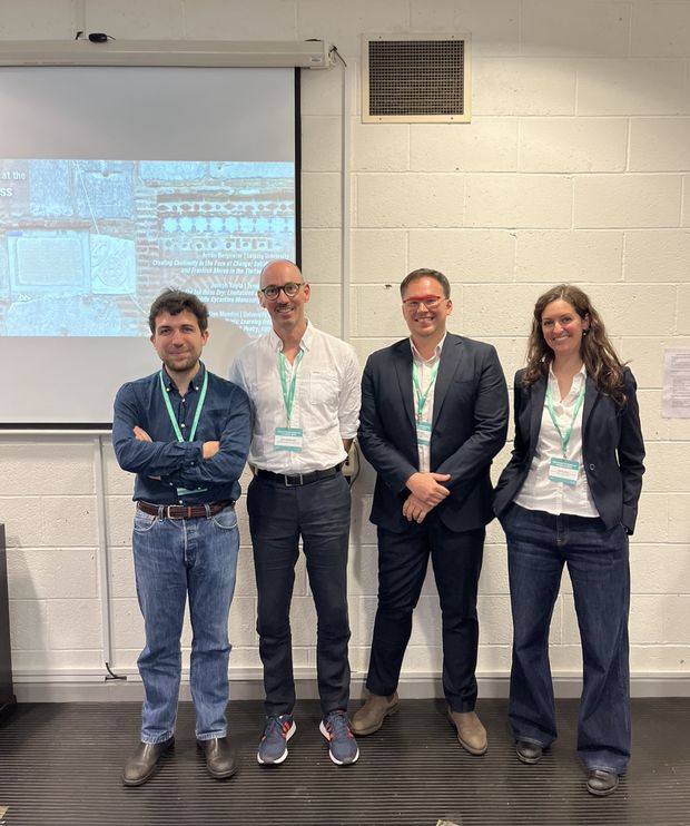 Dr. Ugo Mondini (University of Oxford), Dr. Armin Bergmeier (Universität Leipzig), Dr. Joseph Kopta (Temple University), and Dr. Flavia Vanni (Newcastle University)