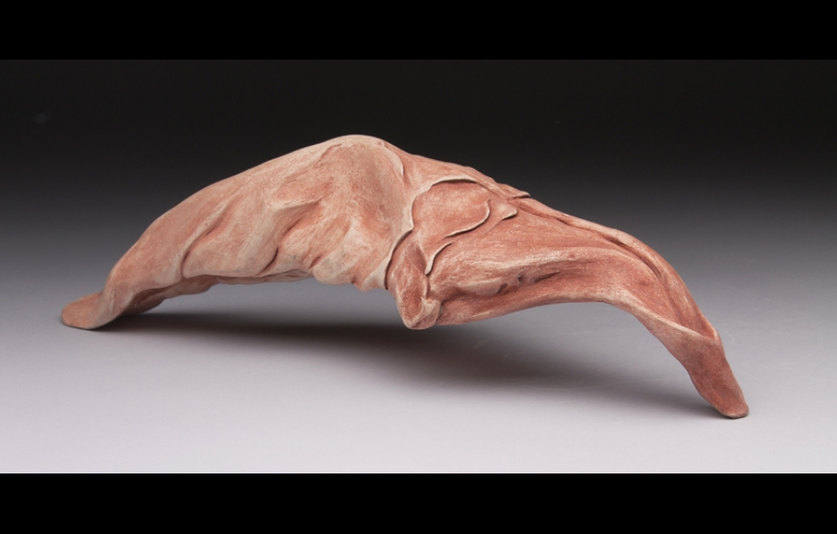 Ceramic Sculpture of a Flower Pod