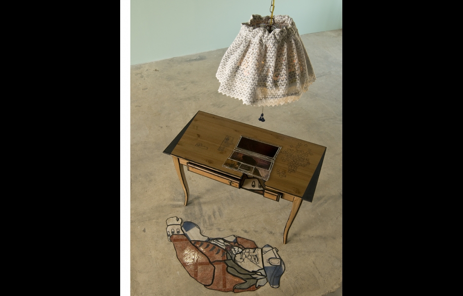 Samantha Hookway, lamp, table, glass