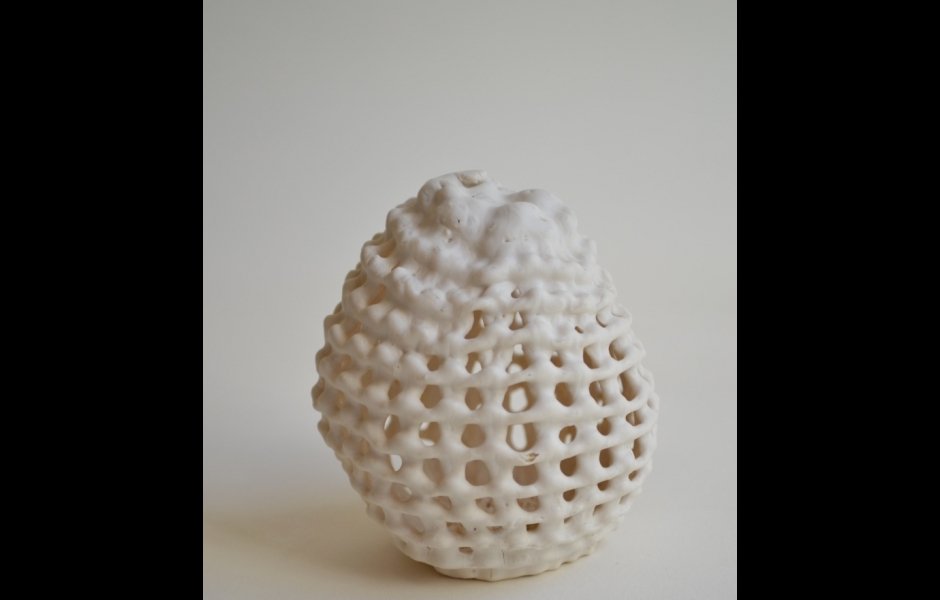 A Crochet Woven Ceramic Pods 