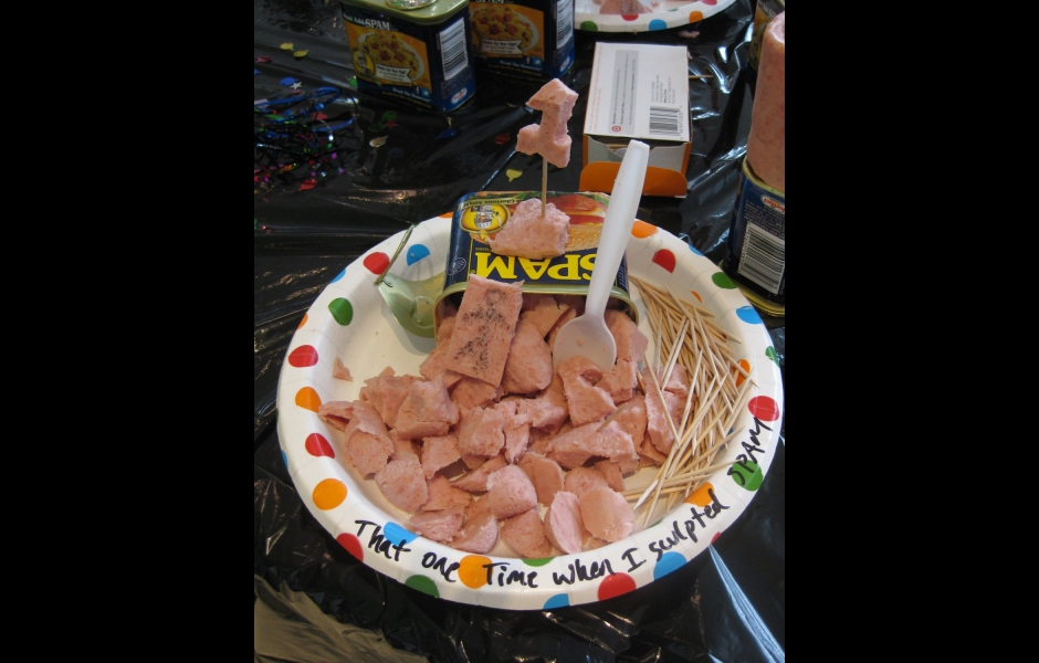 carved spam piece