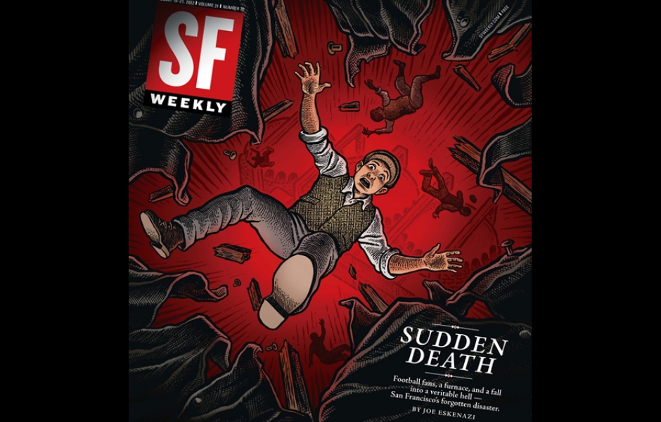 cover with man falling into abyss 
