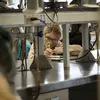 student working in metals studio