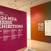 entrance to the 2024 MFA thesis exhibition show