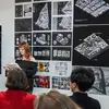 Students present their research and designs to a group of people