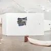 Group show of MFA artwork in a gallery
