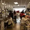scholars work on projects in the metals lab