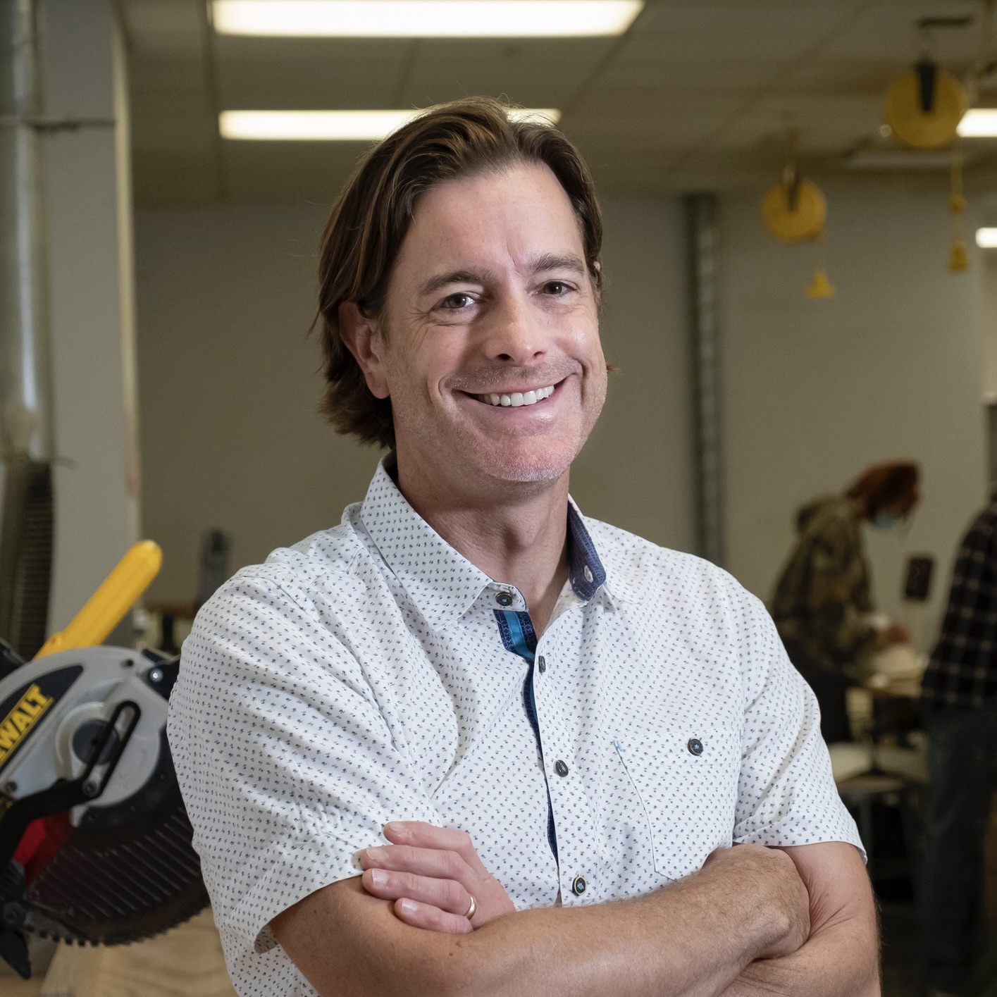 Chad Curtis smiling at the camera.