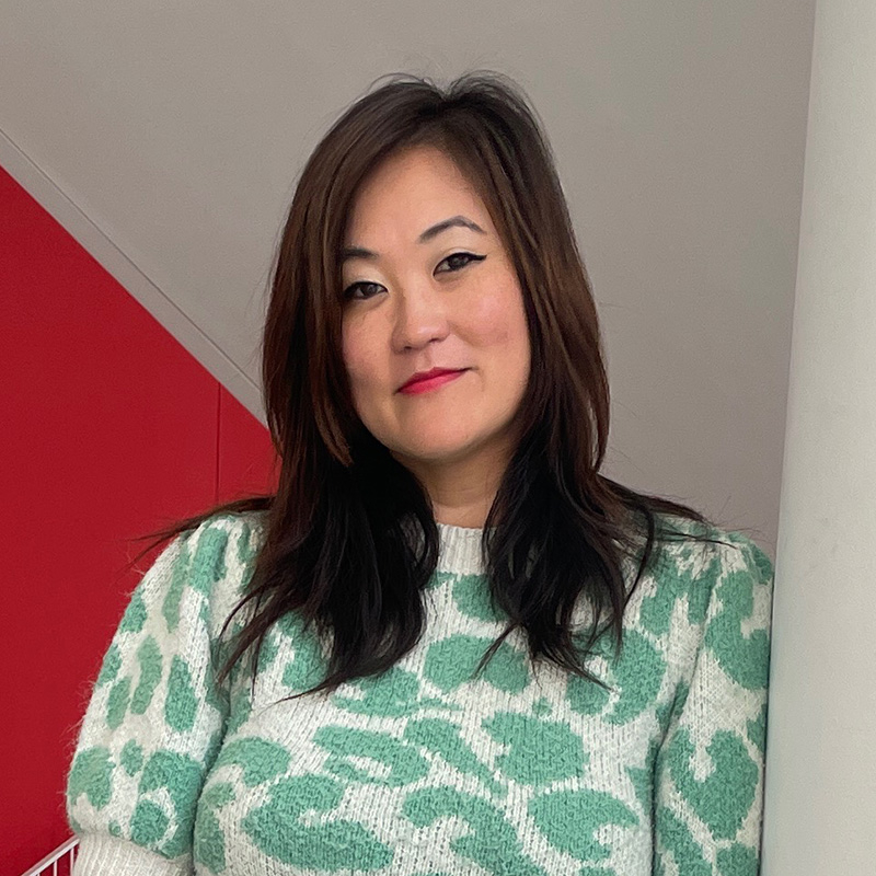 Grace Ahn Klensin smiling at the camera.